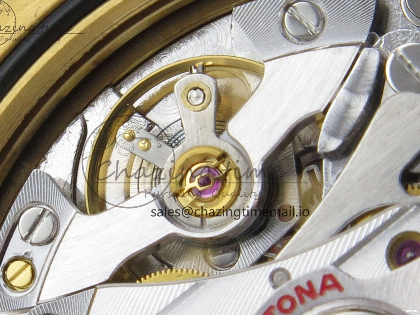 on Dial Daytona 1:1 YG Strap THBF Black SH4131 Edition Best 126518LN Oysterflex 0223